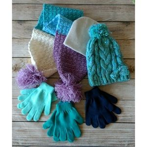 (NWOT) Little Girls Blue Winter Set